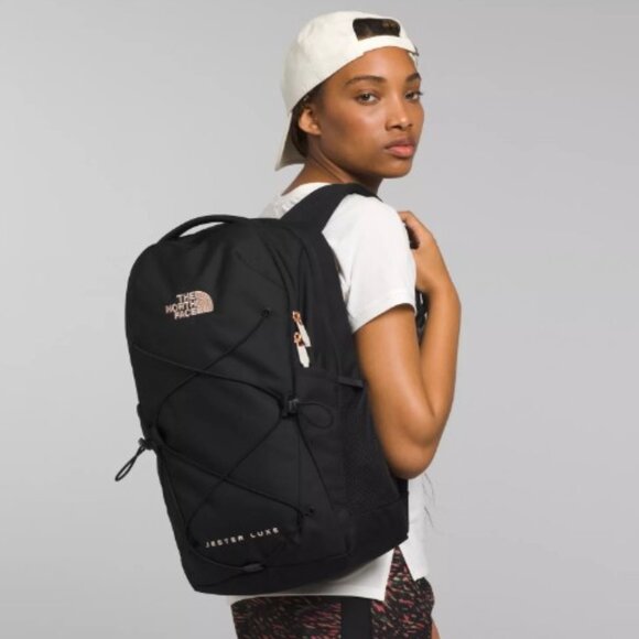 NEW The North Face Women's Jester Backpack Color Black for Men Women - Picture 1 of 6